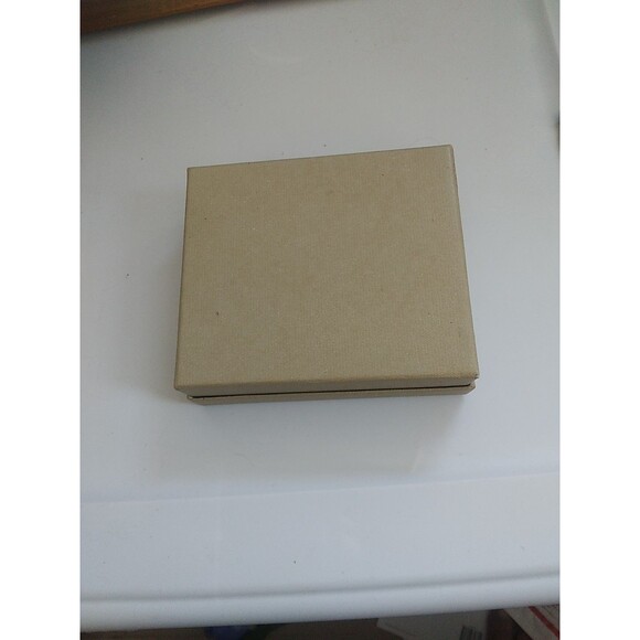 Authentic Burberry Gold Embossed Logo Gift Box 5.25”x 4.75” - Picture 2 of 3